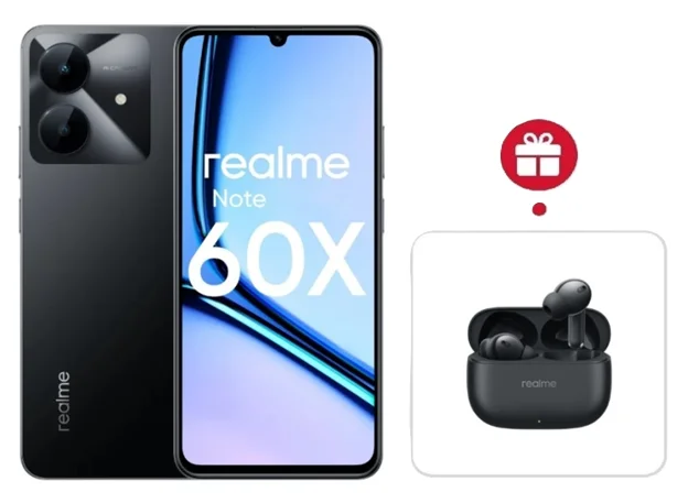 Смартфон Realme Note 60x 3/64GB Marble Black + подарок - ForteMarket Смартфон Realme Note 60x 3/64GB Marble Black + подарок купить,136000