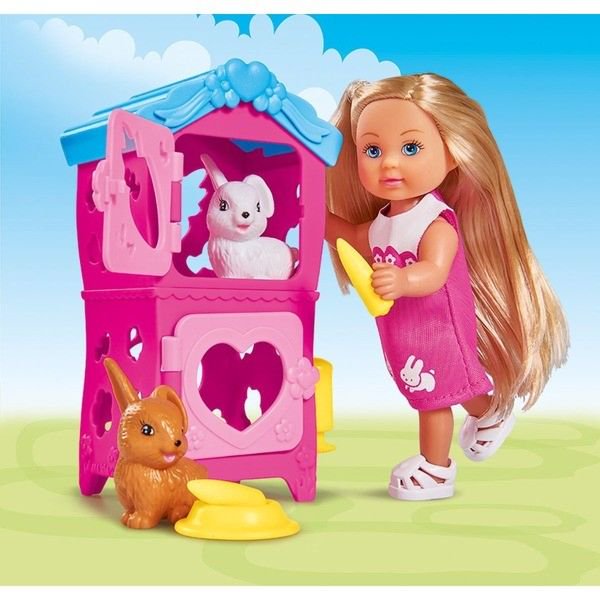 Игровой набор Еви Simba с кроликами 12 см купить,NaN