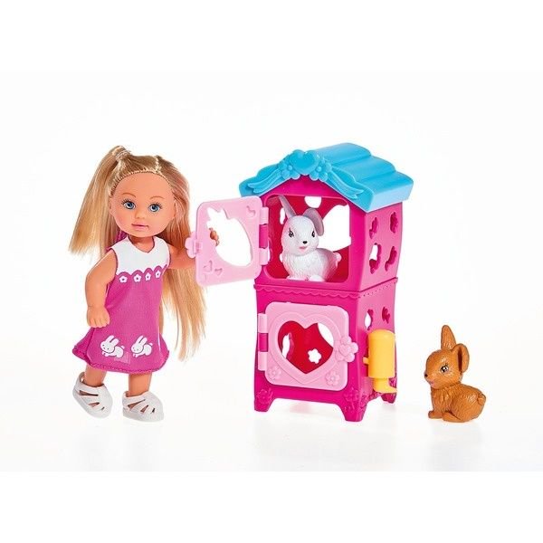 Игровой набор Еви Simba с кроликами 12 см купить,NaN