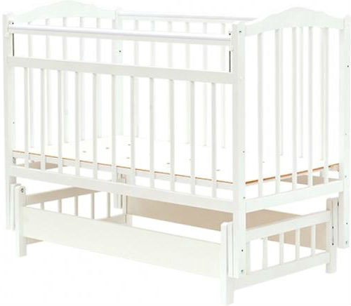Кровать детская Bambini Классик M 01.10.11 белая купить,NaN