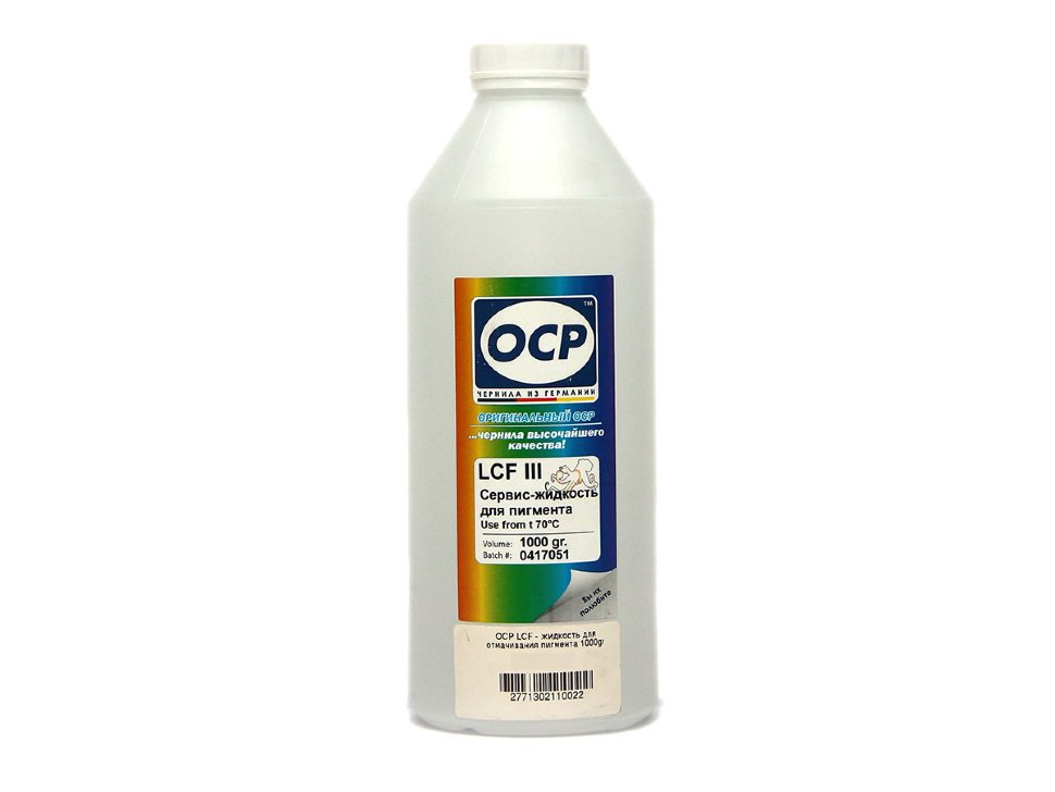 Сервисная жидкость OCP LCF III для промывки печатающих головок от пигмента 1000мл
