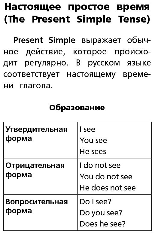 Английский язык. Времена глаголов купить,NaN