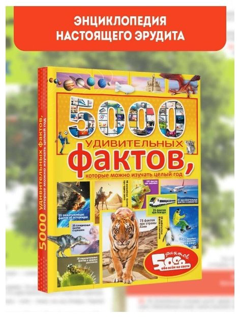 Книга Без автора: 5000 удивительных фактов, которые можно изучать целый год купить,NaN