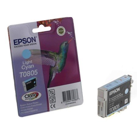 Картридж Epson C13T08054011 голубой купить,NaN