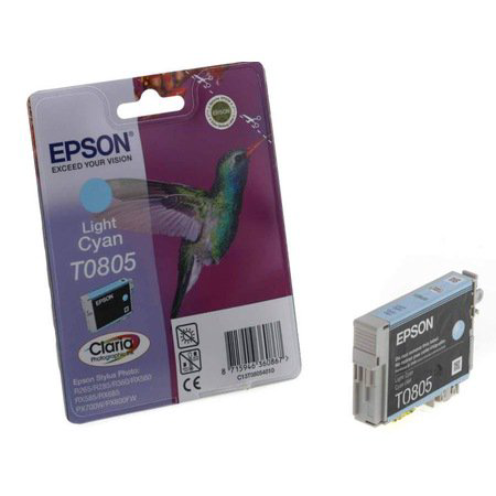 Картридж Epson C13T08054011 голубой купить,NaN