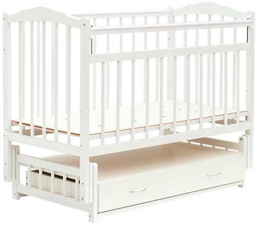 Кровать детская Bambini Классик M 01.10.10 25498 белая купить,NaN
