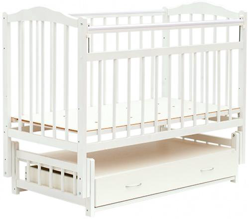 Кровать детская Bambini Классик M 01.10.10 25498 белая купить,NaN
