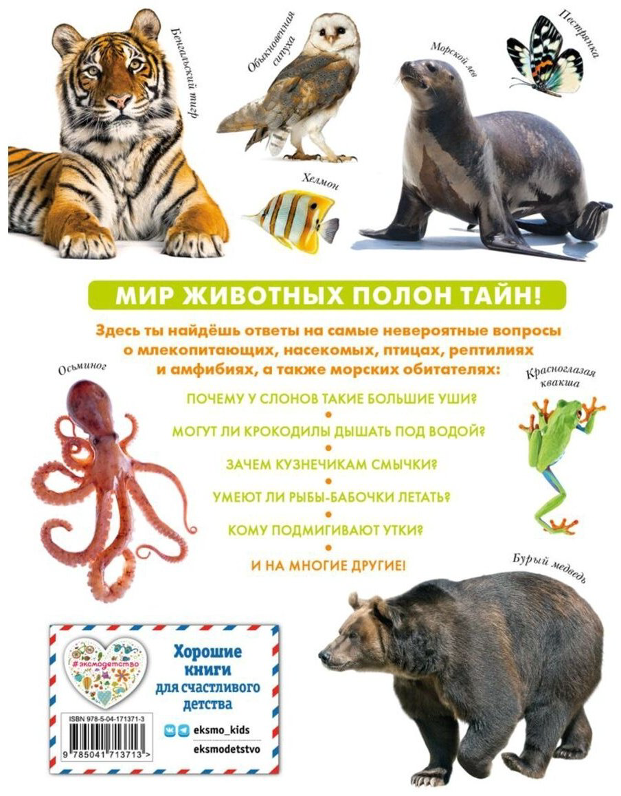 Книга Животные. Большая детская энциклопедия купить,NaN