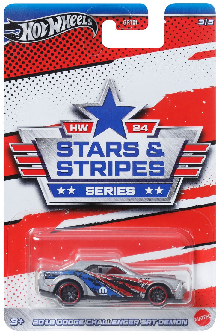 Легковая Hot Wheels 2018 Dodge Challenger SRT Demon мультиколор