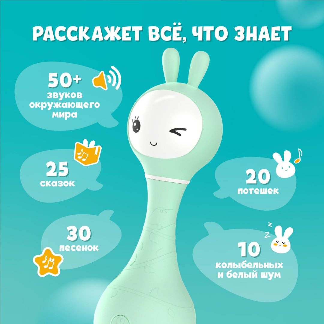 Интерактивная игрушка Alilo Умный зайка R1 - ForteMarket Интерактивная игрушка Alilo Умный зайка R1 купить,0