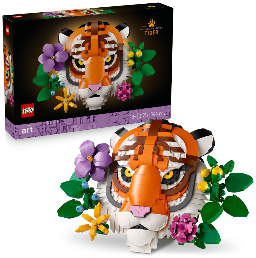 Конструктор LEGO Тигр ART, деталей 744 шт