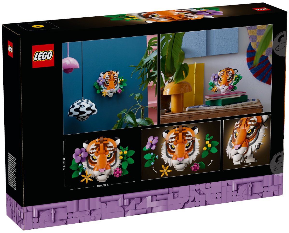 Конструктор LEGO Тигр ART, деталей 744 шт