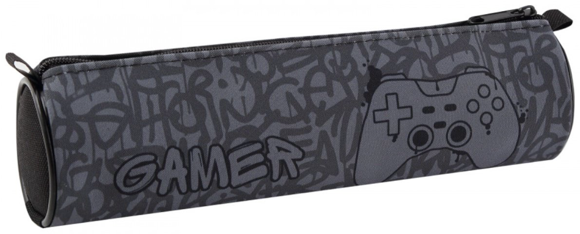 Пенал КОКОС Gamer 251622, застежка молния, серый купить,NaN
