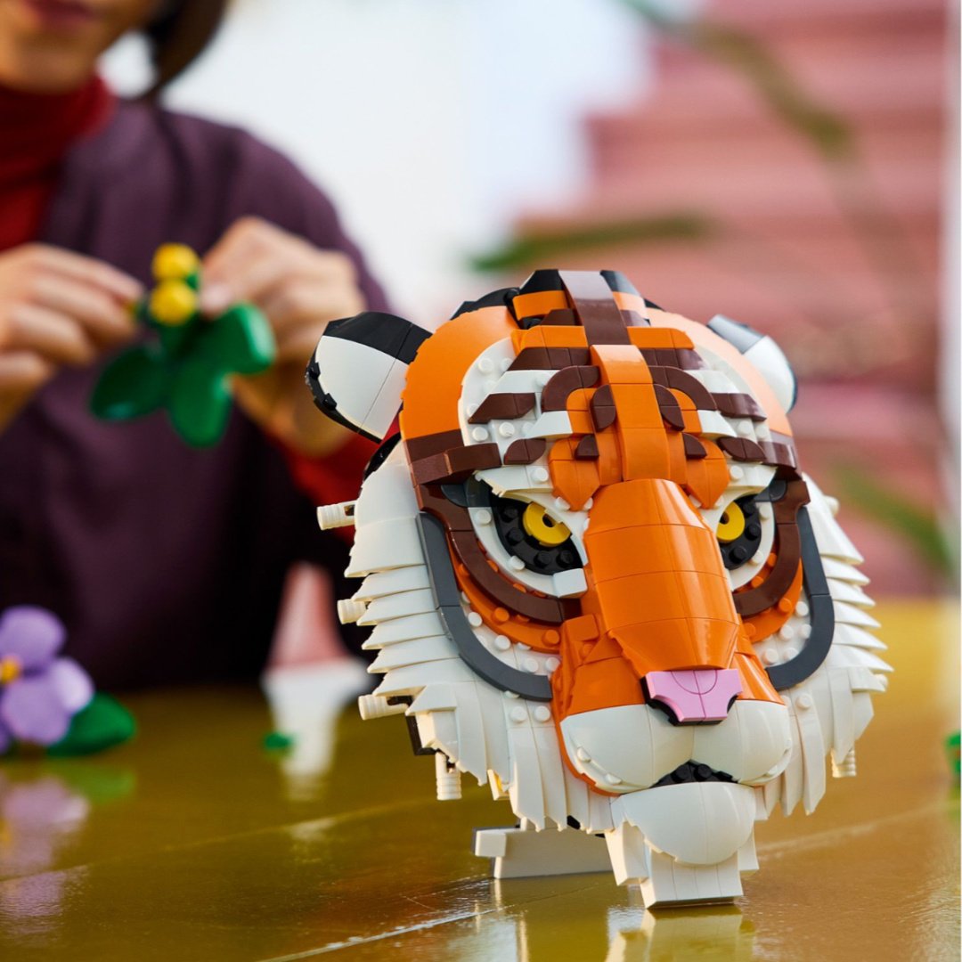 Конструктор LEGO Тигр ART, деталей 744 шт