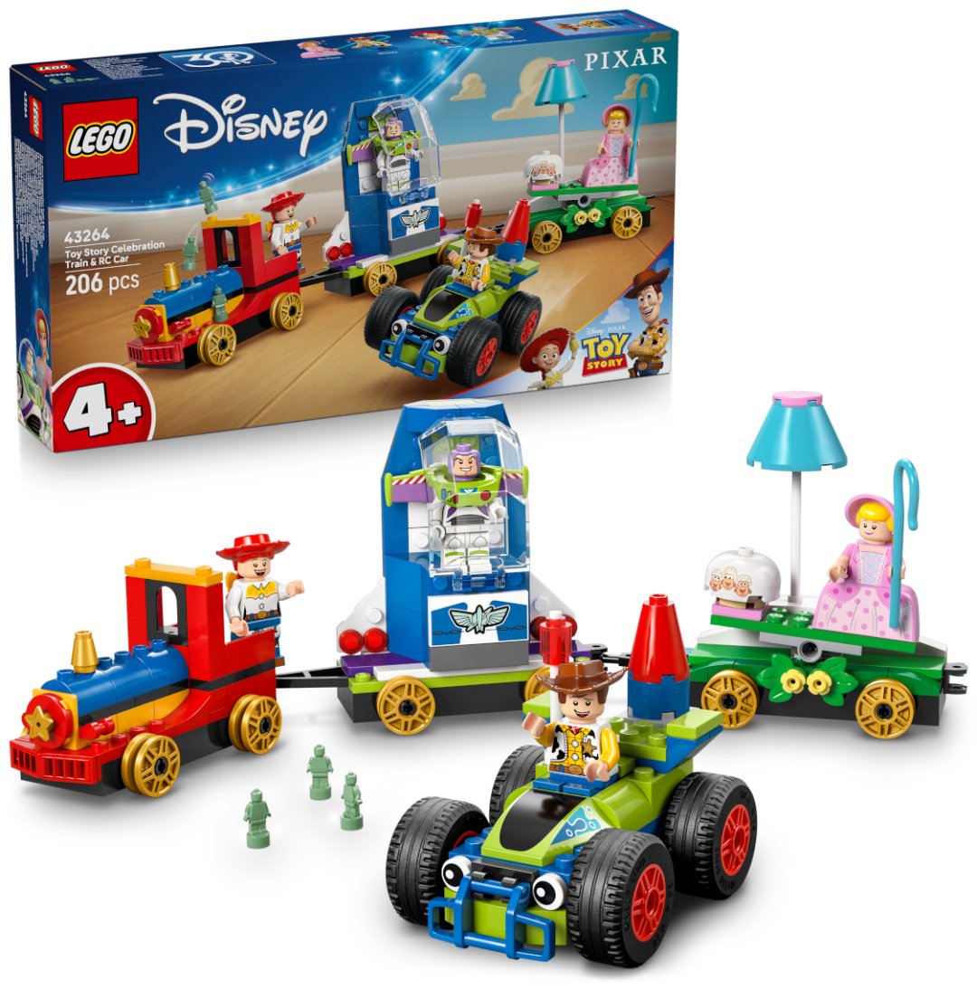 Конструктор LEGO Праздничный поезд "История игрушек" Disney, деталей 206 шт