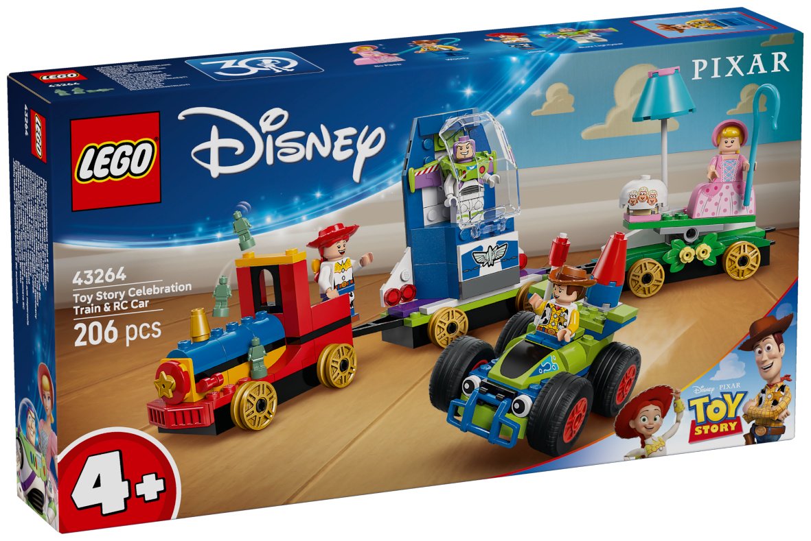 Конструктор LEGO Праздничный поезд "История игрушек" Disney, деталей 206 шт