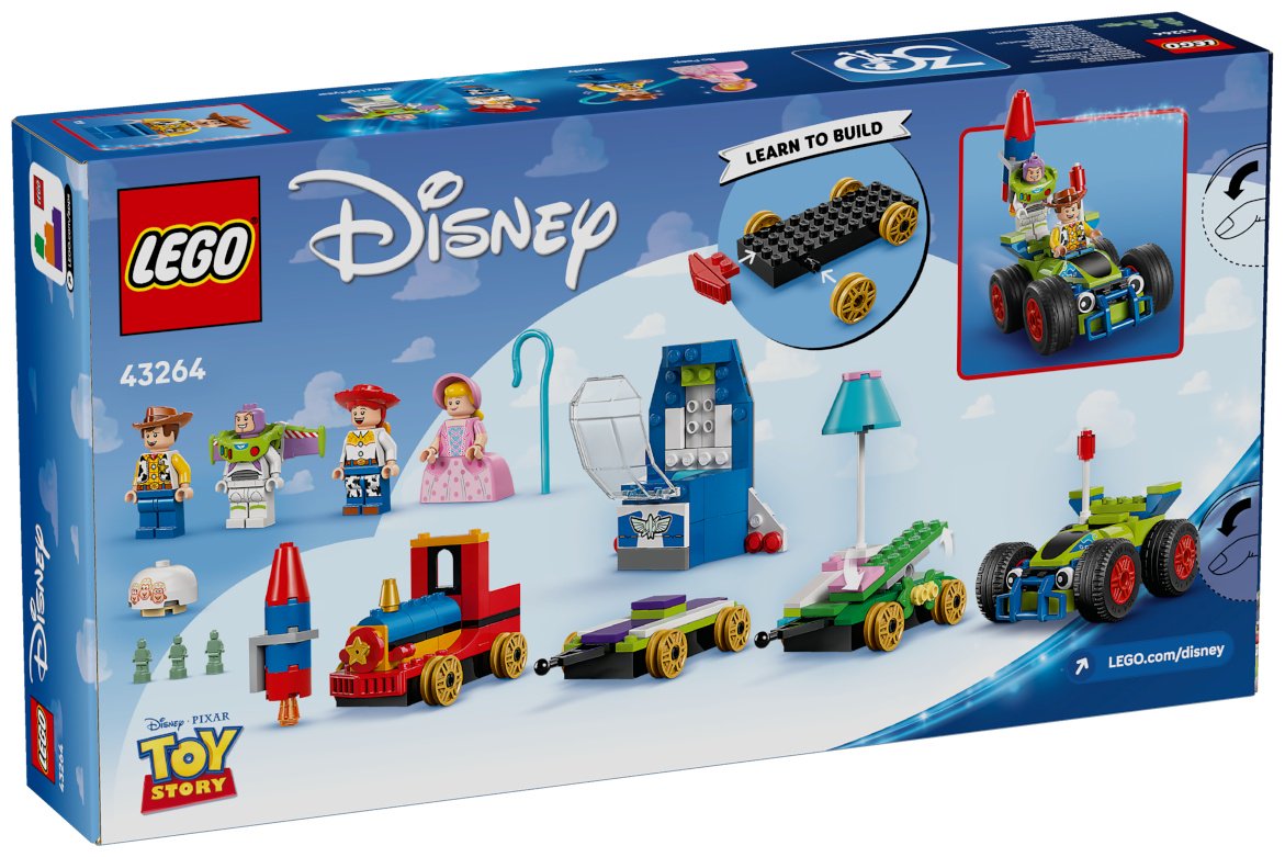 Конструктор LEGO Праздничный поезд "История игрушек" Disney, деталей 206 шт