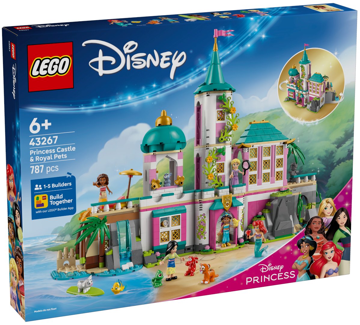 Конструктор LEGO Disney Princess, деталей 787 шт купить,0
