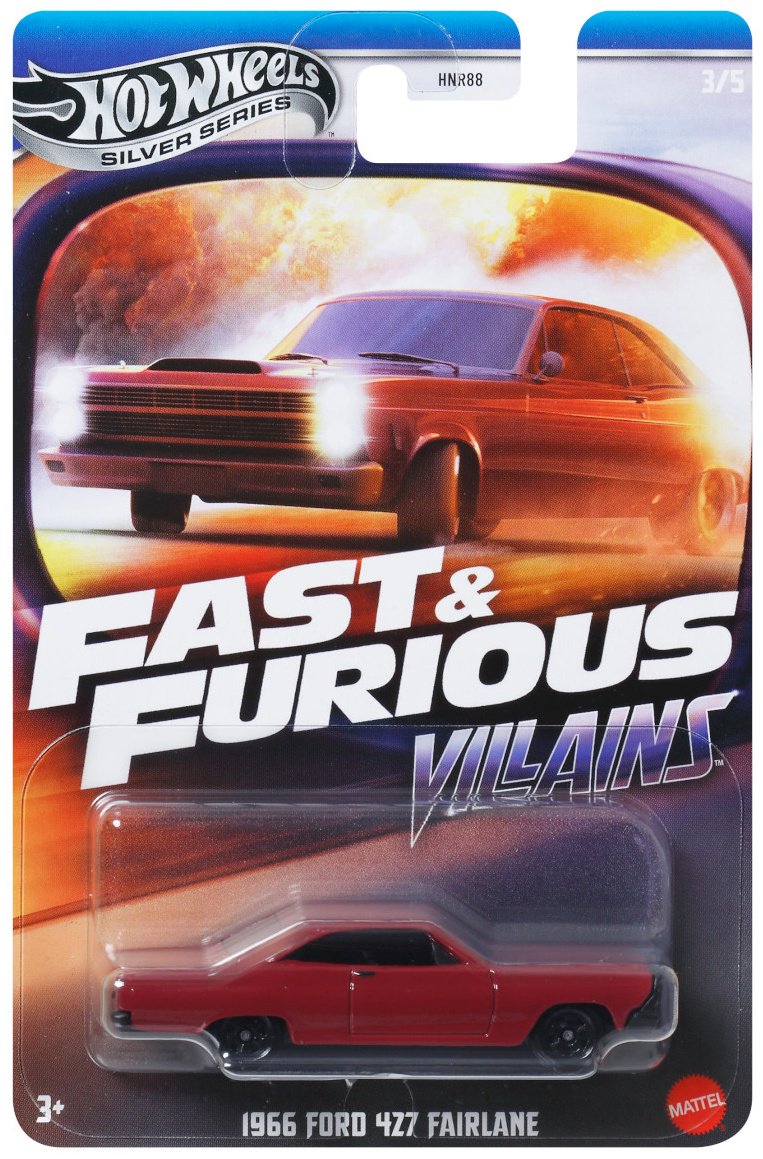 Легковая Hot Wheels 1966 Ford Fairlane Collector красный купить,0