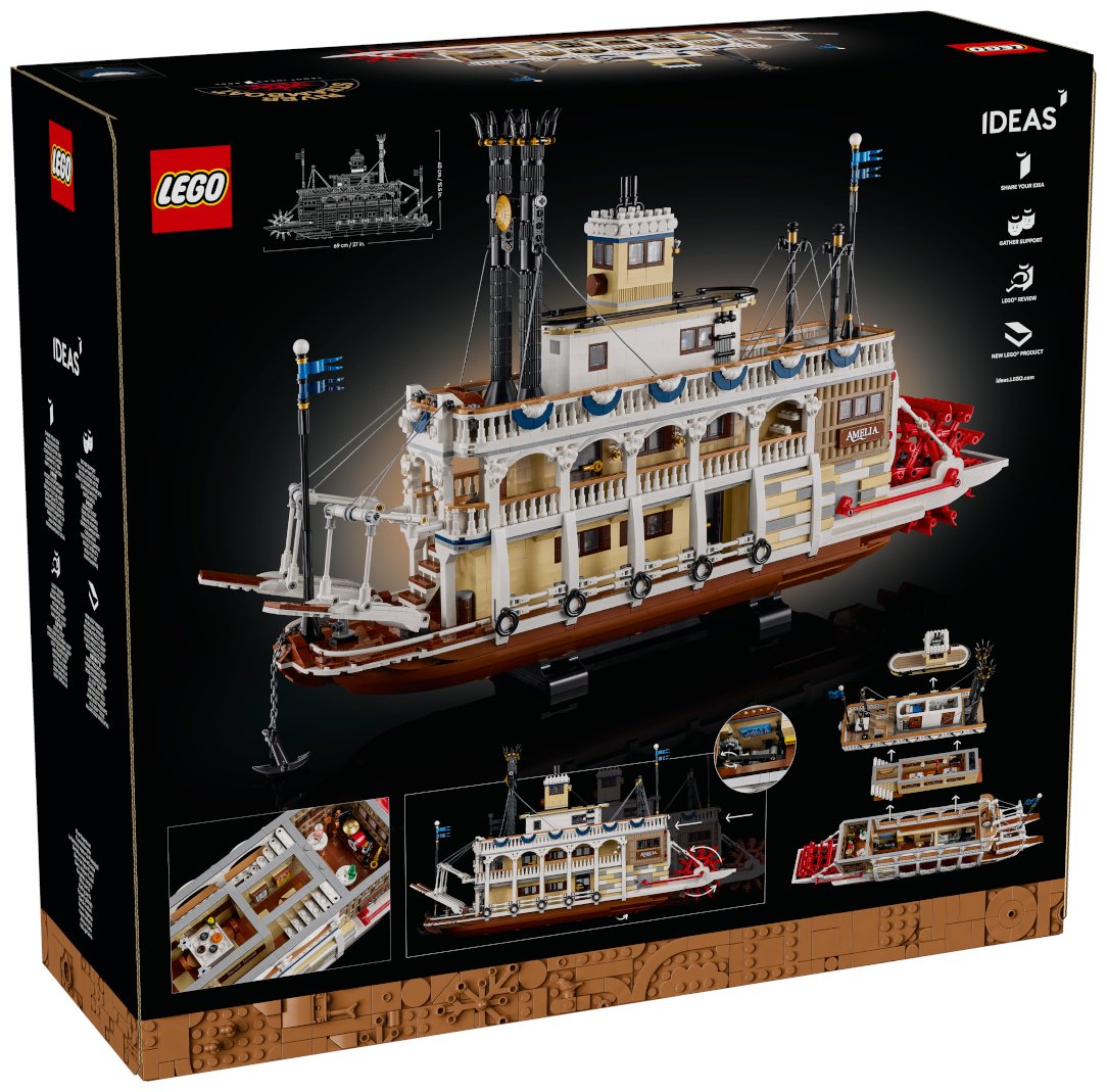 Конструктор LEGO Речной пароход Ideas, деталей 4090 шт купить,NaN