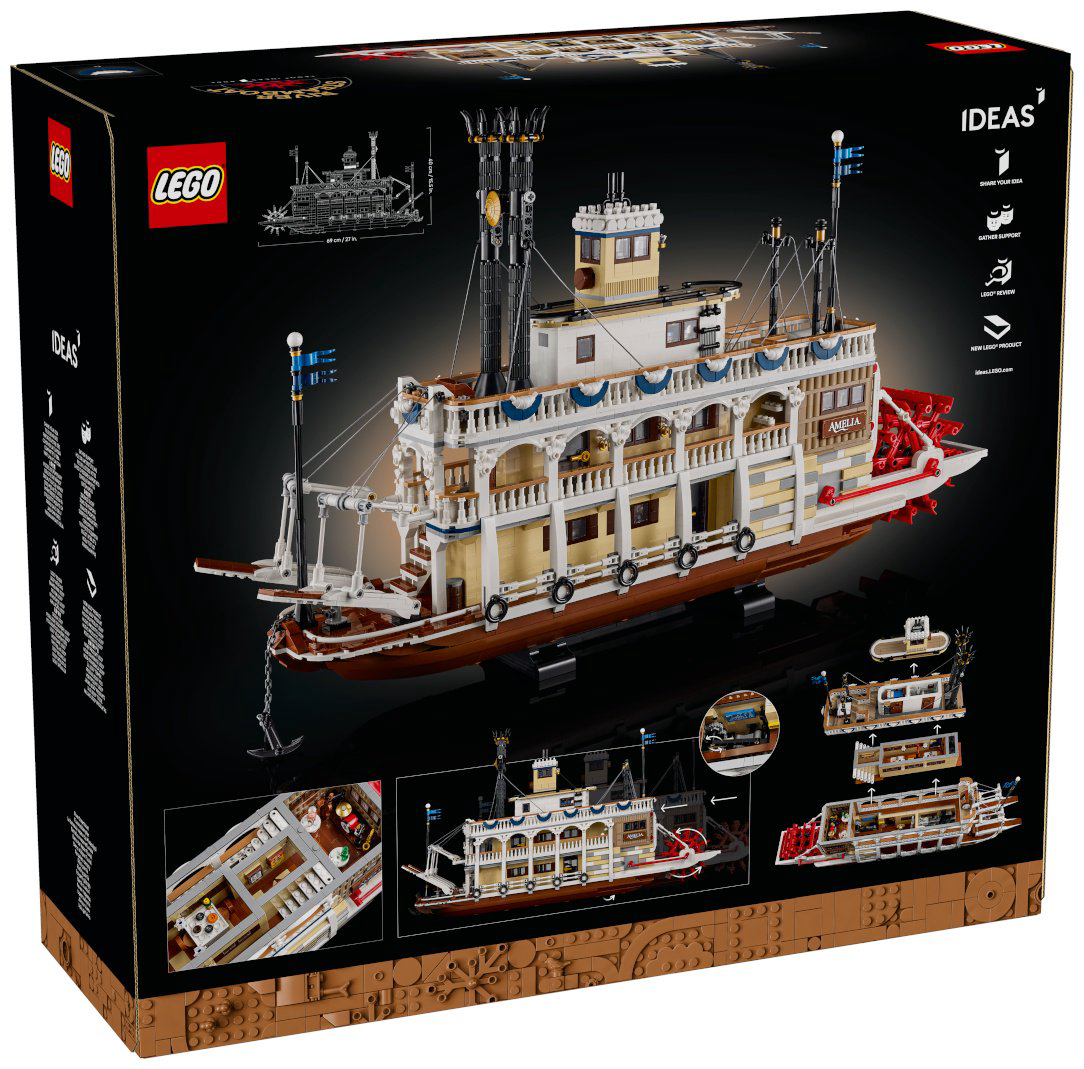 Конструктор LEGO Речной пароход Ideas, деталей 4090 шт купить,NaN