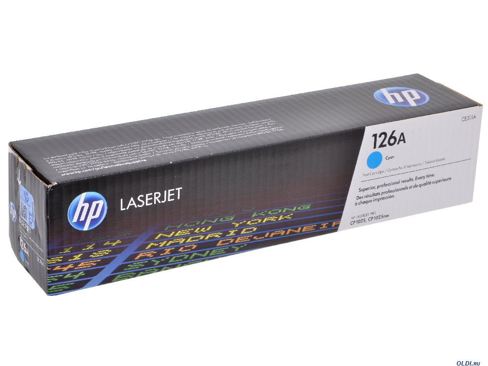 Картридж HP 126A CE311A голубой
