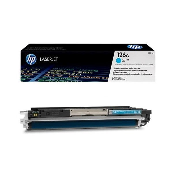 Картридж HP 126A CE311A голубой