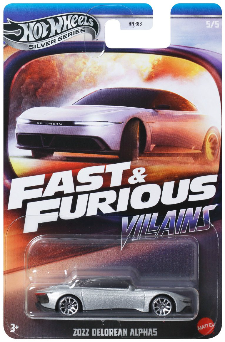 Легковая Hot Wheels 2022 Delorean ALPHA5 серебряный купить,NaN