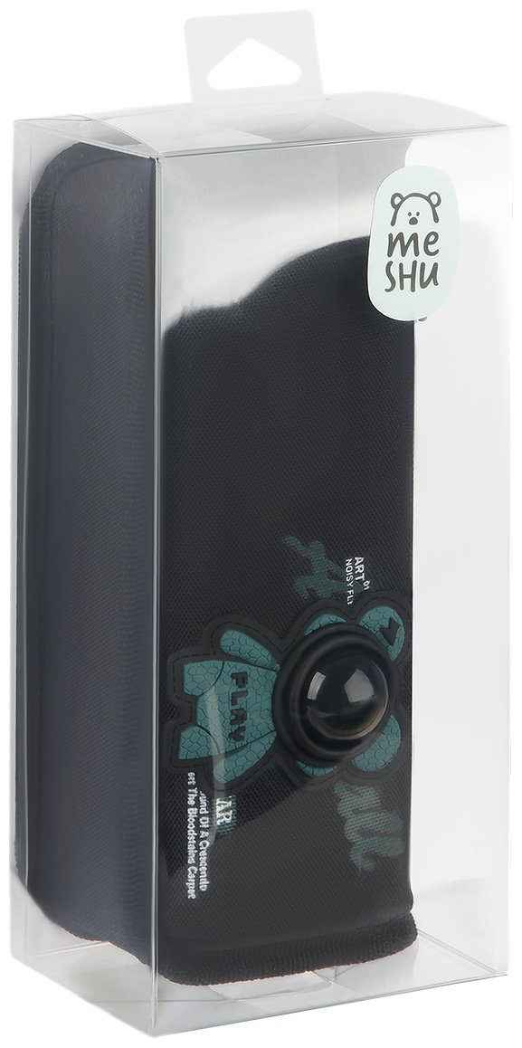 Пенал MESHU Spaceman MS_65262, застежка молния, черный купить,0