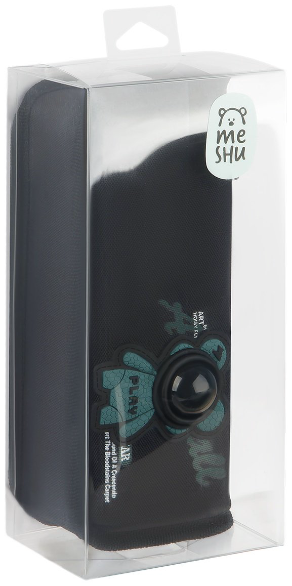 Пенал MESHU Spaceman MS_65262, застежка молния, черный купить,NaN