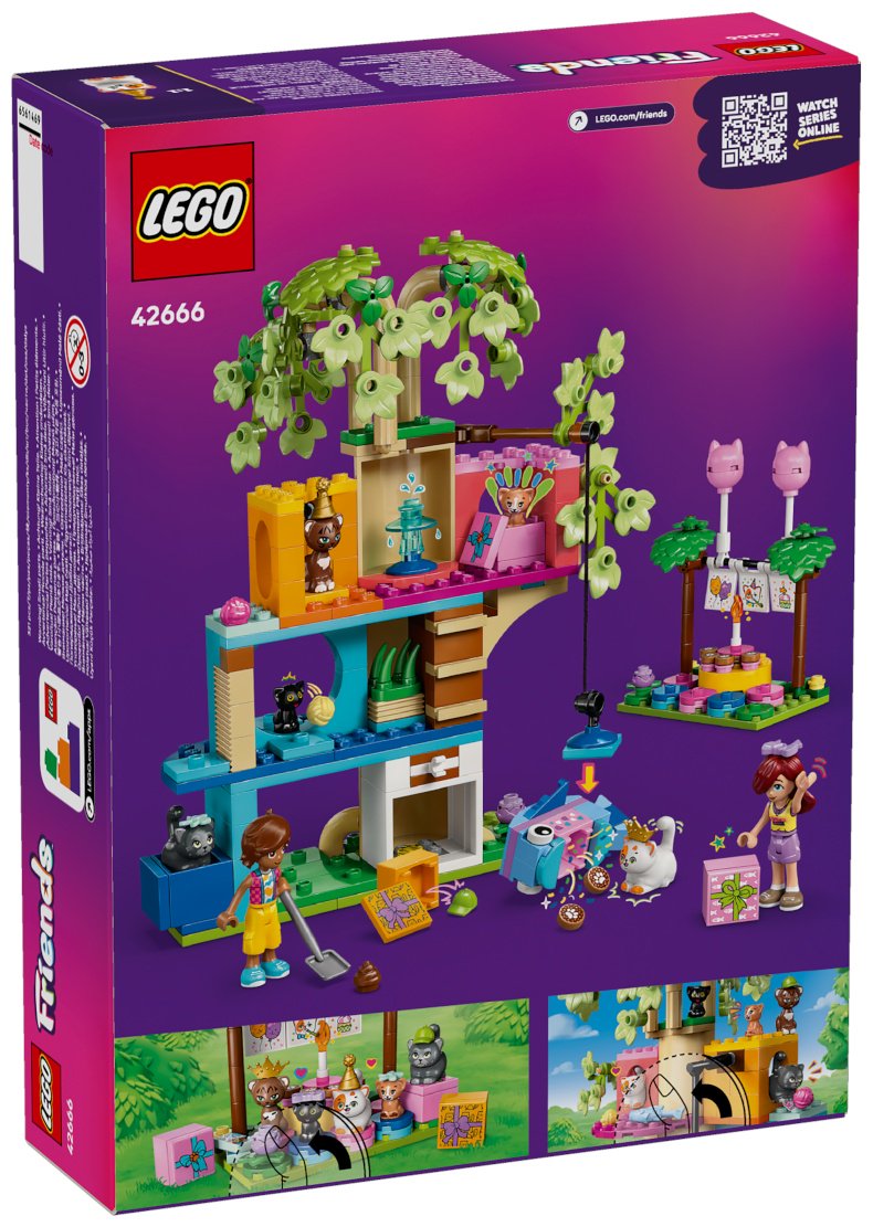 Конструктор LEGO Вечеринка в честь дня рождения в домике на дереве Friends, деталей 321 шт