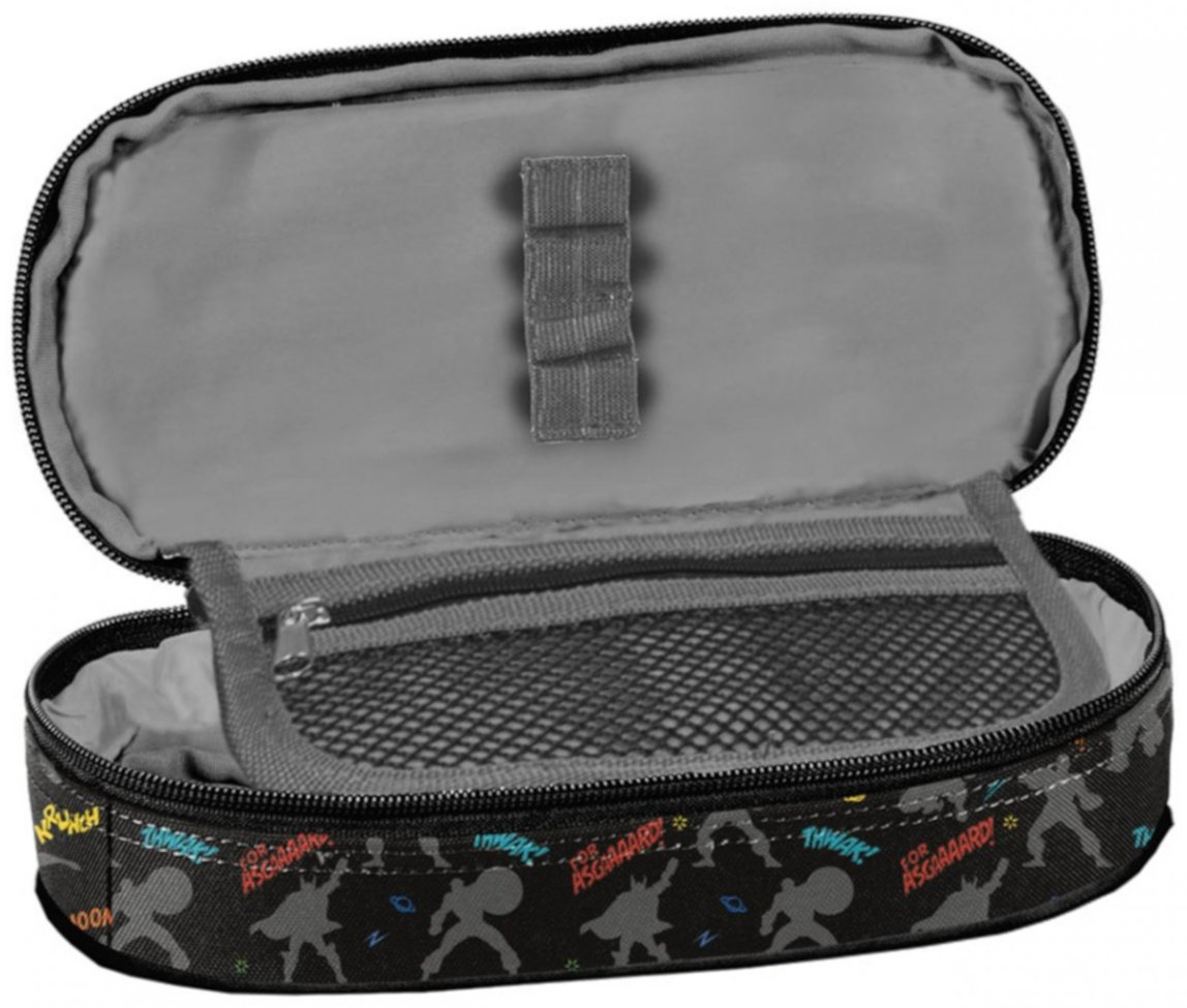 Пенал PASO AVENGERS AV25AE-013, застежка молния, черный купить,NaN