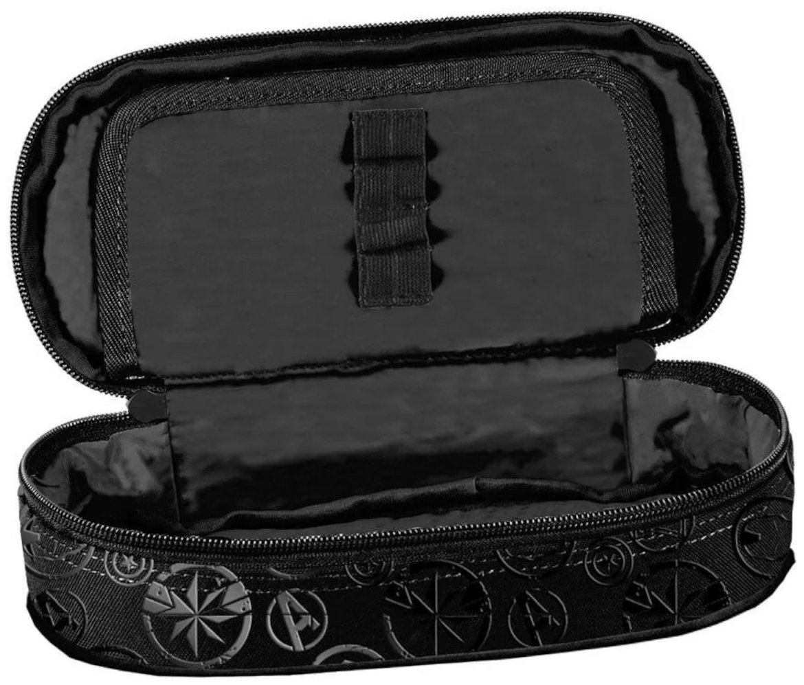 Пенал PASO CAPTAIN AMERICA AV25AV-013, застежка молния, черный купить,NaN