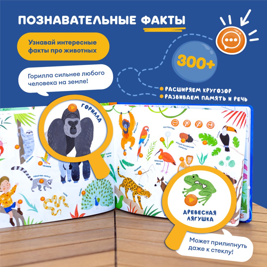 Интерактивная игрушка Alilo Abumba Fingerbook «Какие бывают животные» - ForteMarket Интерактивная игрушка Alilo Abumba Fingerbook «Какие бывают животные» купить,0