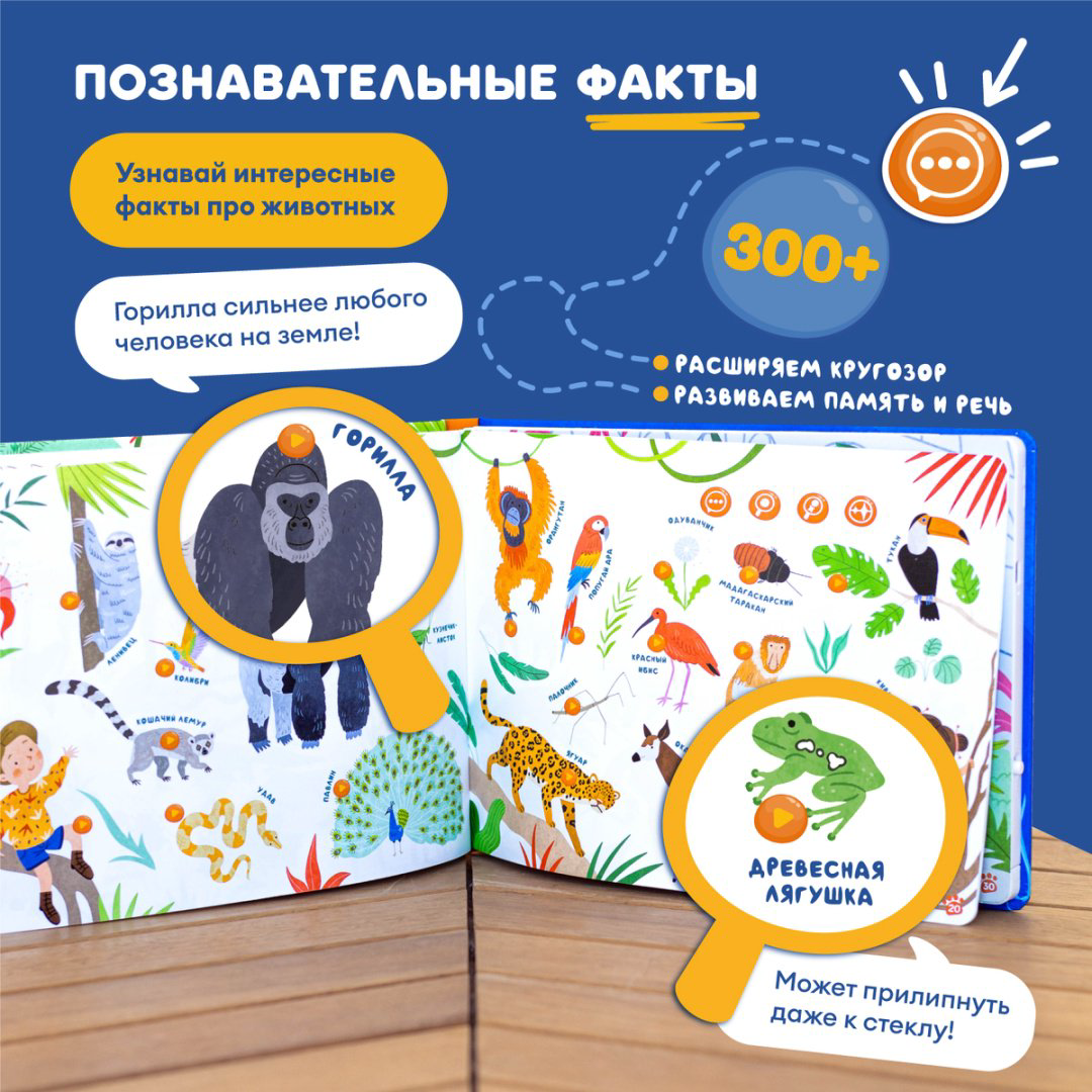 Интерактивная игрушка Alilo Abumba Fingerbook «Какие бывают животные» купить,NaN