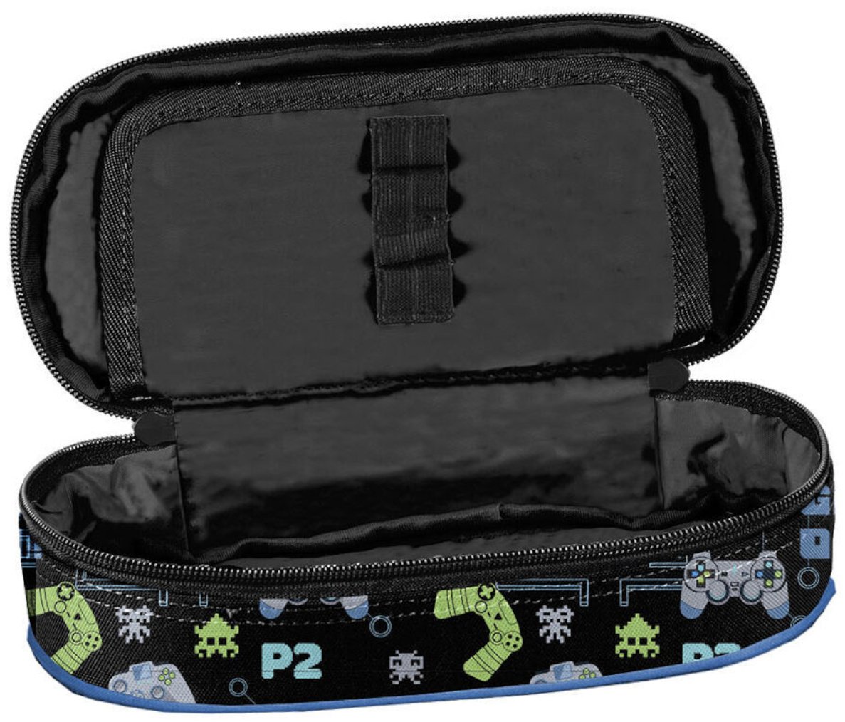Пенал PASO GAME PP25GI-013, застежка молния, черный купить,NaN