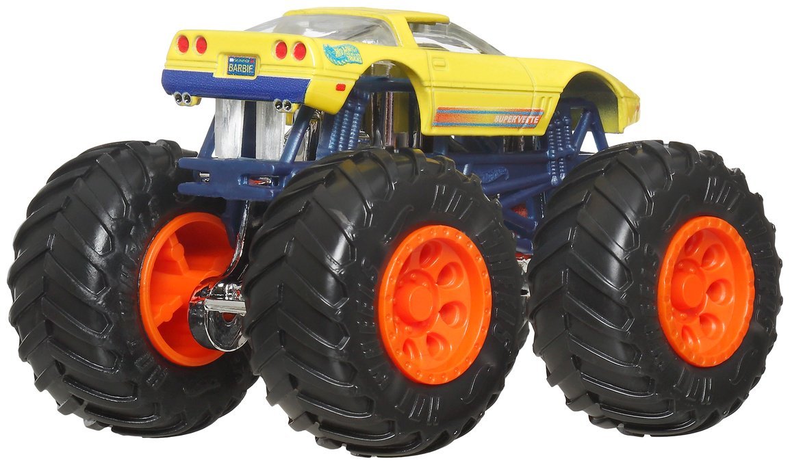 Легковая Hot Wheels Barbie Corvette XL желтый купить,NaN