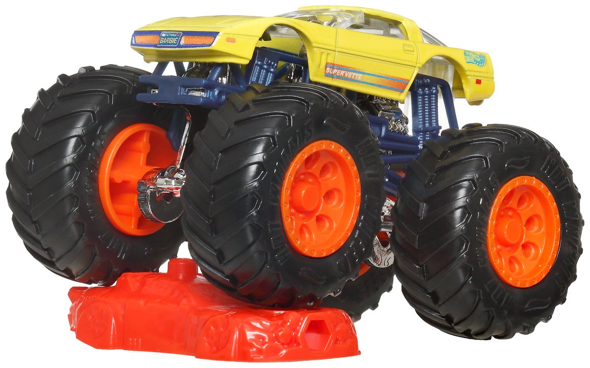 Легковая Hot Wheels Barbie Corvette XL желтый купить,NaN