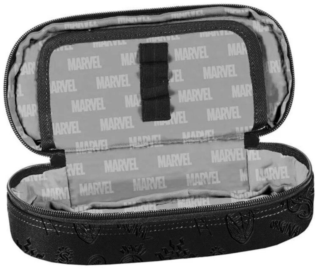 Пенал PASO SPIDER MAN SP25NN-013, застежка молния, черный купить,NaN