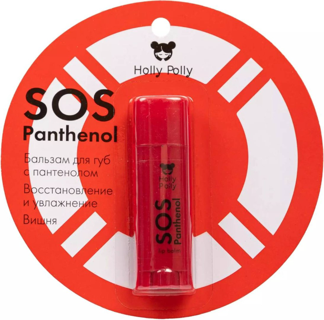 HOLLY POLLY SOS Pantenol Вишня бальзам 3+ купить,NaN