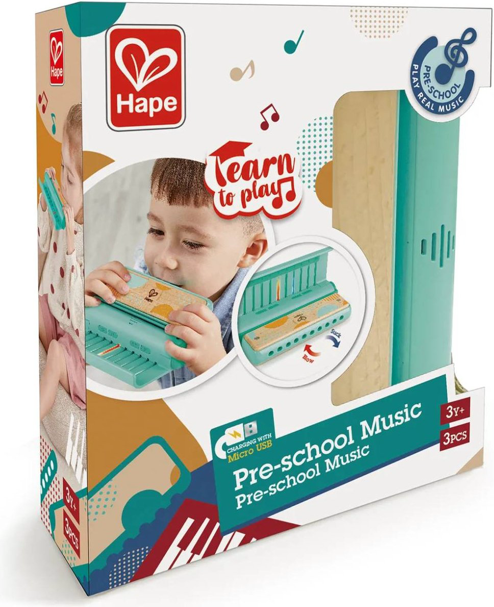Музыкальный инструмент Hape Губная гармошка купить,NaN