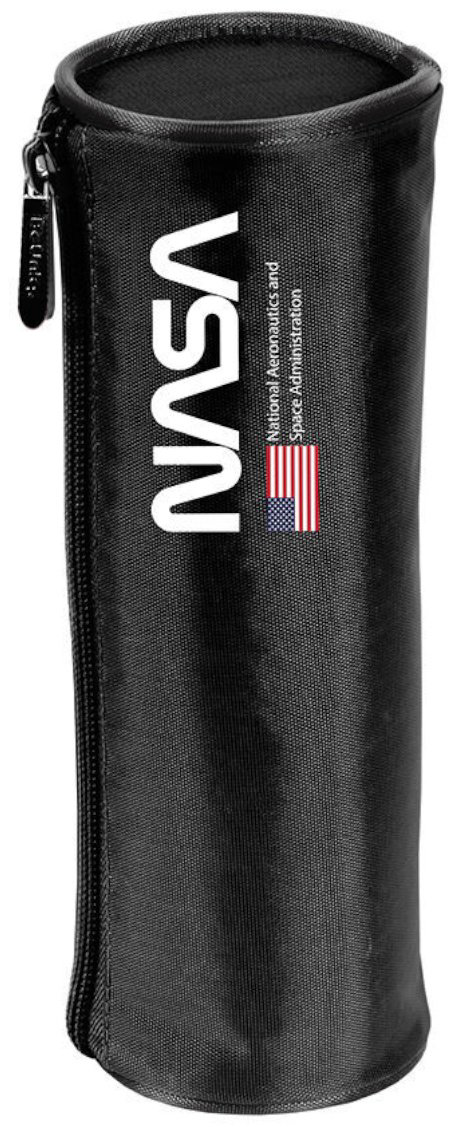 Пенал-тубус PASO NASA BU25NK-003, застежка молния, черный купить,NaN