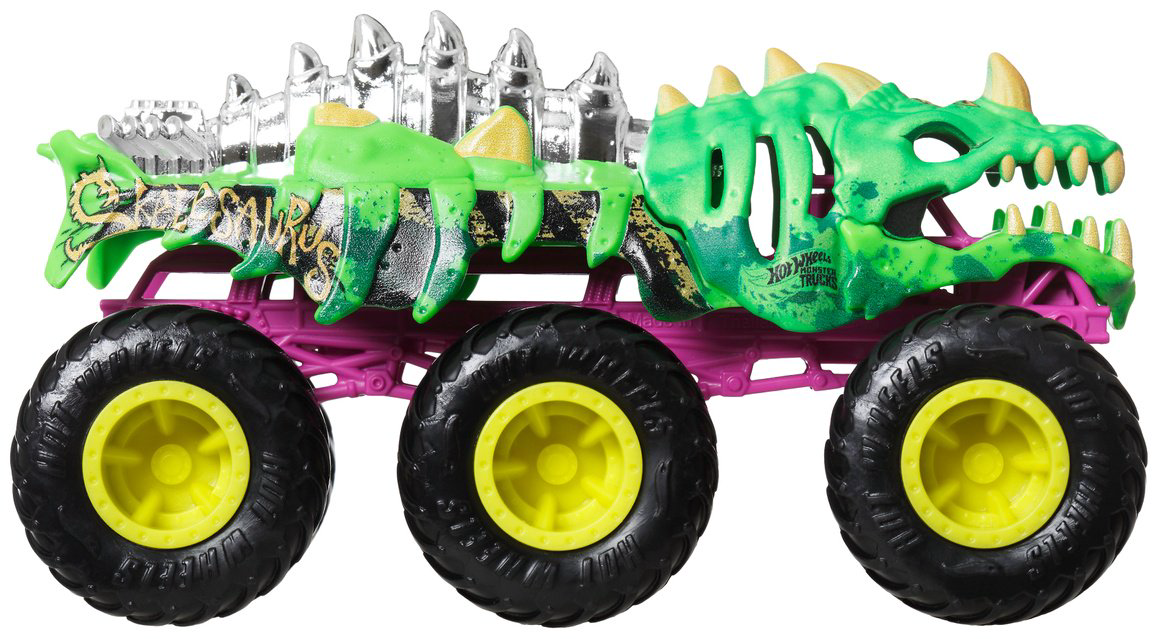 Внедорожник Hot Wheels Big Rig - Skelesaurus зеленый купить,NaN