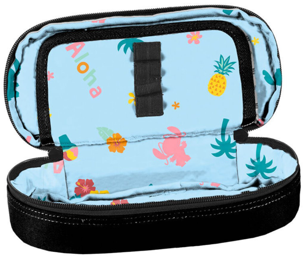 Пенал PASO STITCH DS25HH-013, застежка молния, черный купить,NaN