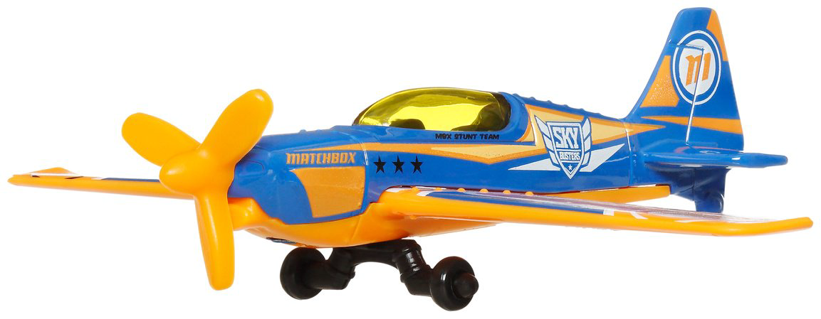 Самолет Matchbox MBX Stunt Plane II синий купить,NaN