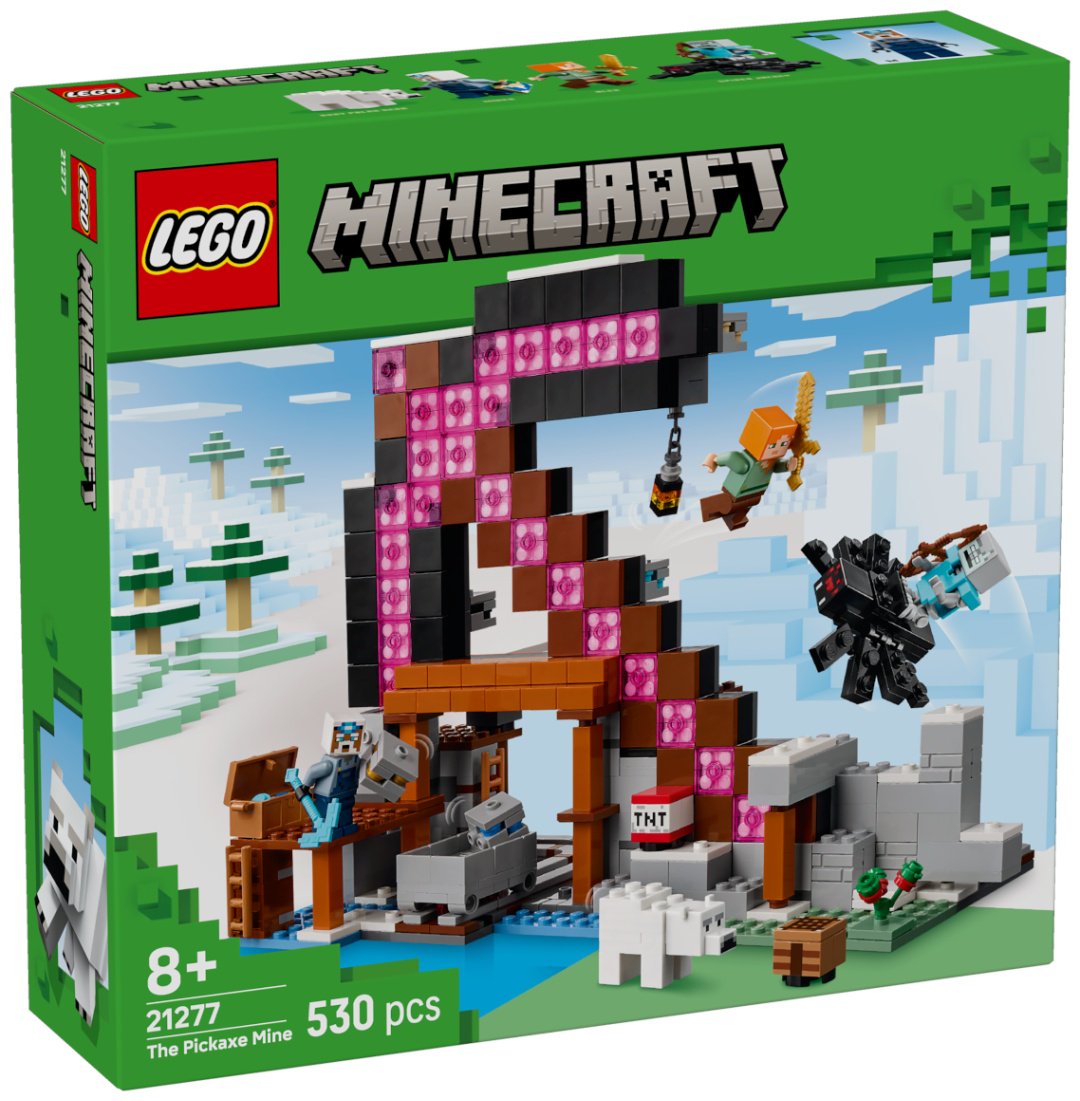 Конструктор LEGO Minecraft, деталей 530 шт