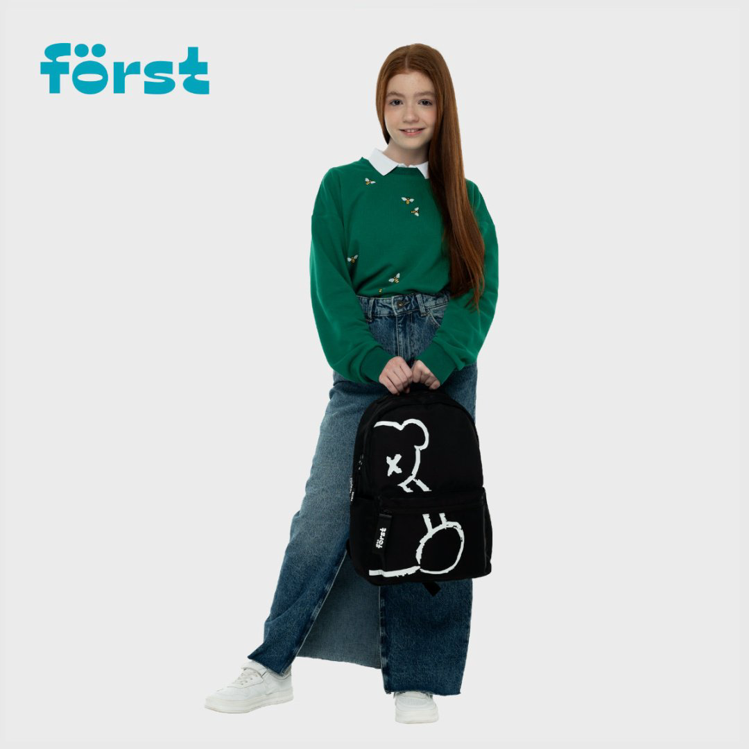 Рюкзак Forst полиэстер черный купить,NaN