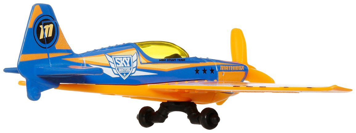 Самолет Matchbox MBX Stunt Plane II синий купить,NaN
