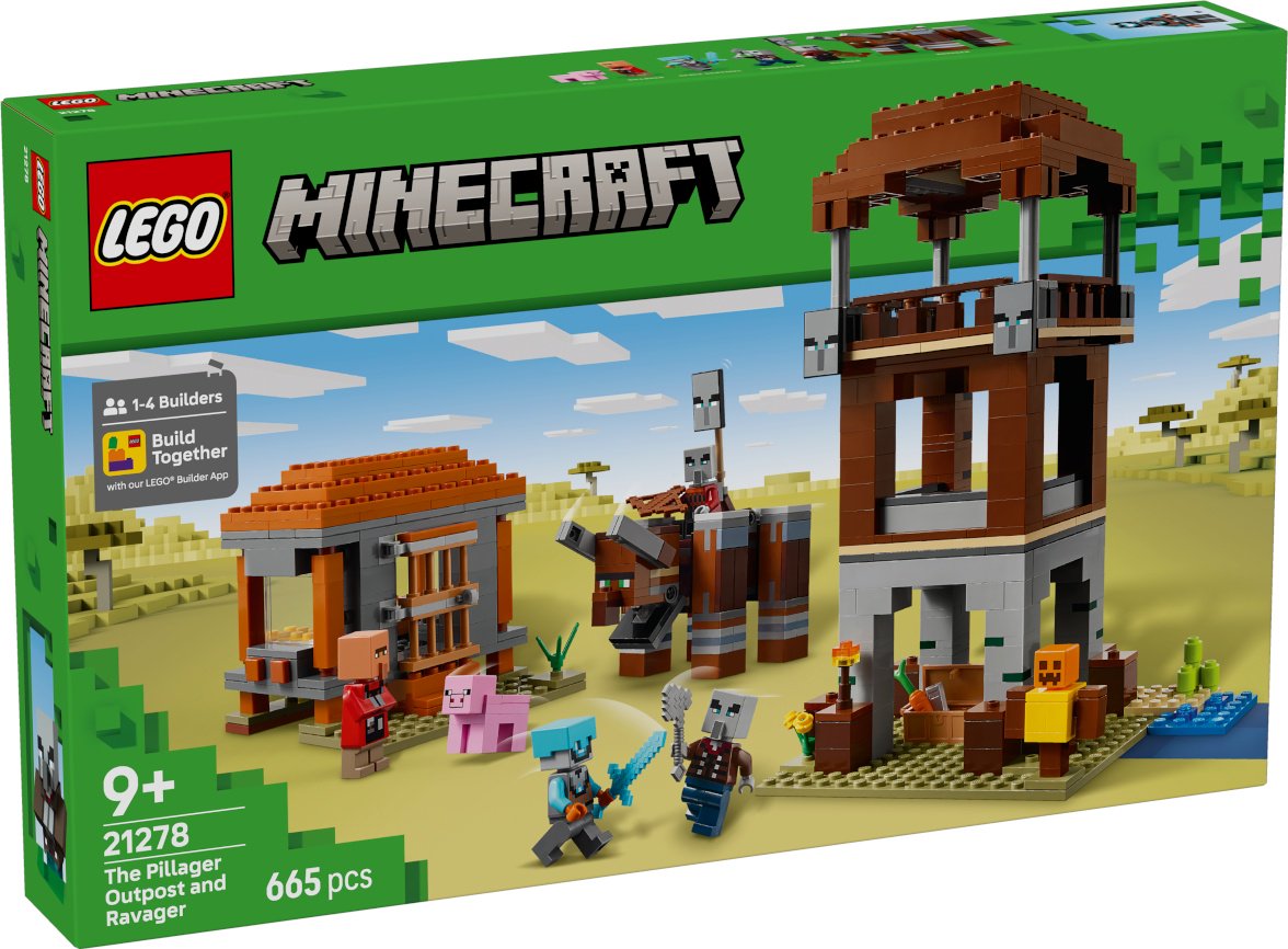 Конструктор LEGO Minecraft, деталей 665 шт