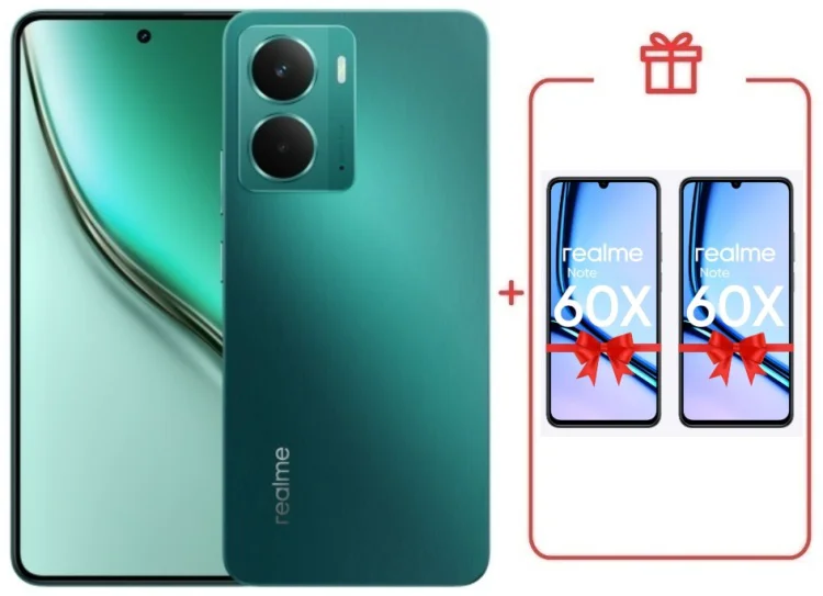 Смартфон Realme P3 5G 8/256GB зеленый + подарок  купить,NaN